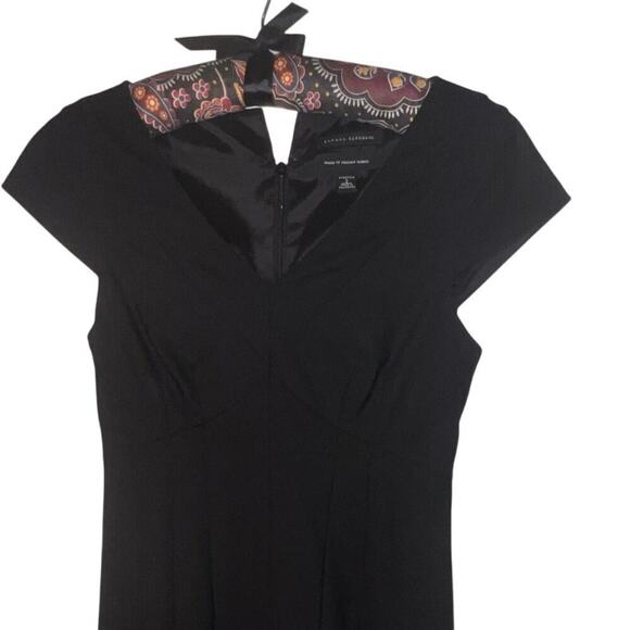 Banana Republic Womens 2 Virgin Wool Sheath Stretch Lined Dark Academia Midi - Picture 3 of 9